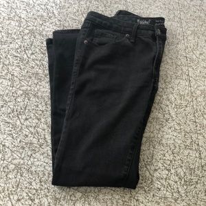 Mossimo mid-rise straight black jeans